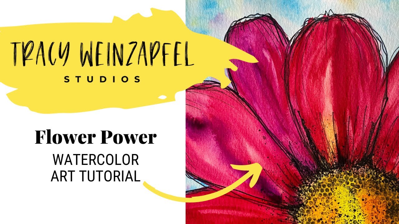 Сила цветов (урок по акварельной живописи)