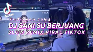 DJ SANI SU BERJUANG SLOW REMIX VIRAL TIKTOK TERBARU 2022 | RUDIAWAN CUYY | DJ PERCUMA