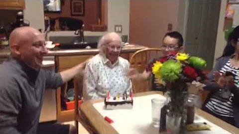 Oma birthday celebration