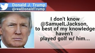 Samuel L. Jackson accuses Donald Trump of cheating at golf