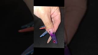 colorful gem nails #nailart #dimondnails