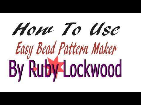 Como usar Fácil Bead Pattern Maker (para projetos de enrolamento)