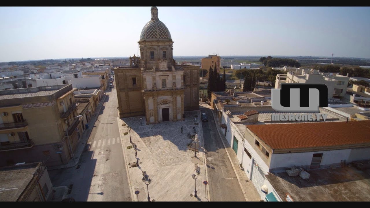 Mesagne vista dall'alto.