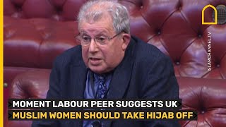 Peer Shockingly Suggests Young Uk Muslim Hijabis Remove Hijab To Show Solidarity With Irans Women