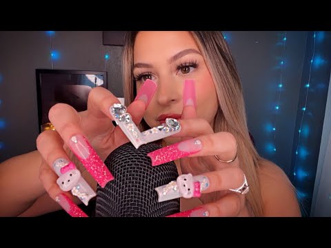 ASMR Brain massage ~ Mic scratching with long a$$ nailzzz 🤤