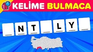 ŞEHİRLERLE KELİME BULMACA 🧩 - ⏰ : 5 Saniyede Eksik Verilen Kelimeleri TAHMİN ET! | Bul Bakalım screenshot 2