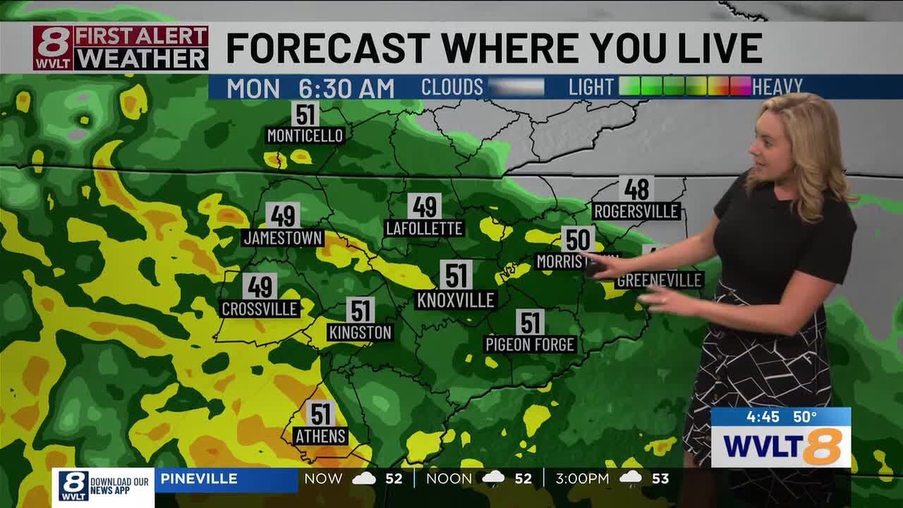 Tracking a soggy start to the week - YouTube