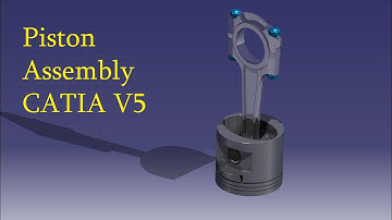 Piston Assembly CATIA V5.