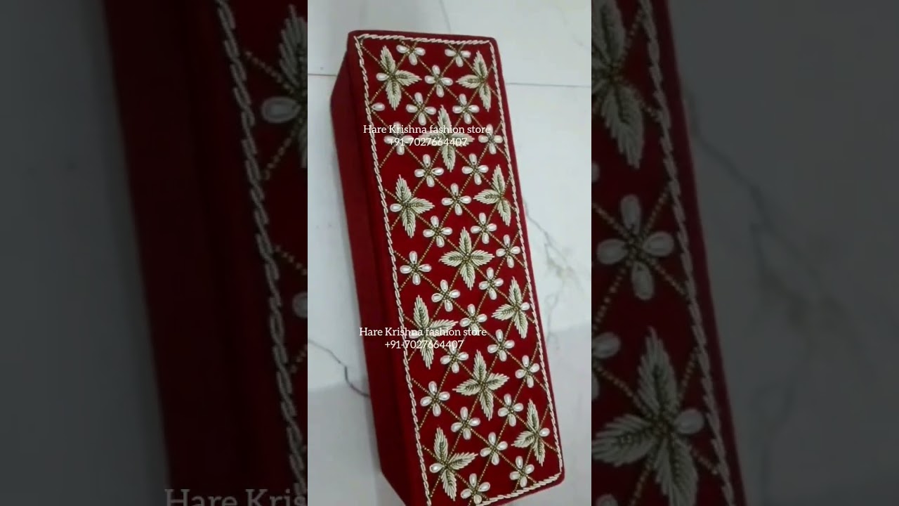 Hand embroidered Bangle/ Chooda box manufacturer in india|| +91-7027664407