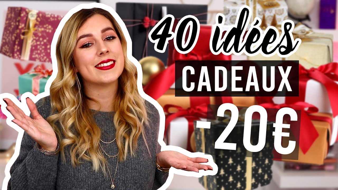 40 IDÉES CADEAUX PETITS BUDGETS (-20€) 🎁 - YouTube