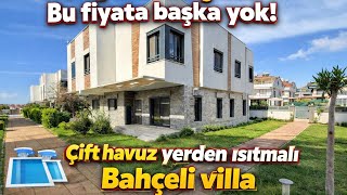 Fiyat Düştü Çift Havuzlu Yerden Isıtmalı Bahçeli 3+1 Site İçerisinde Harika Villa / No:480