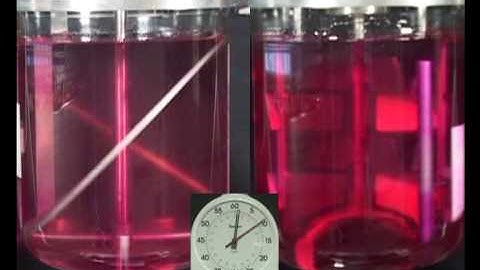 Comparison Comb blade impeller vs EKATO Paravisc, decolouration.mpg