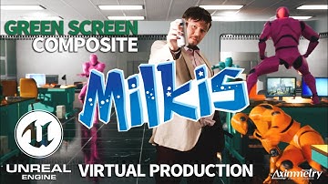 Milkis Dance - Unreal Engine and Aximmetry Virtual Production Demo