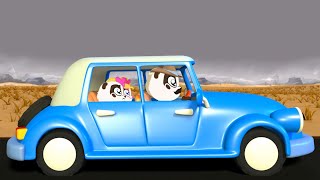 🚗🌾 Are We There Yet Road Trip Adventure - Panda Bo Finger Family & Kids Songs