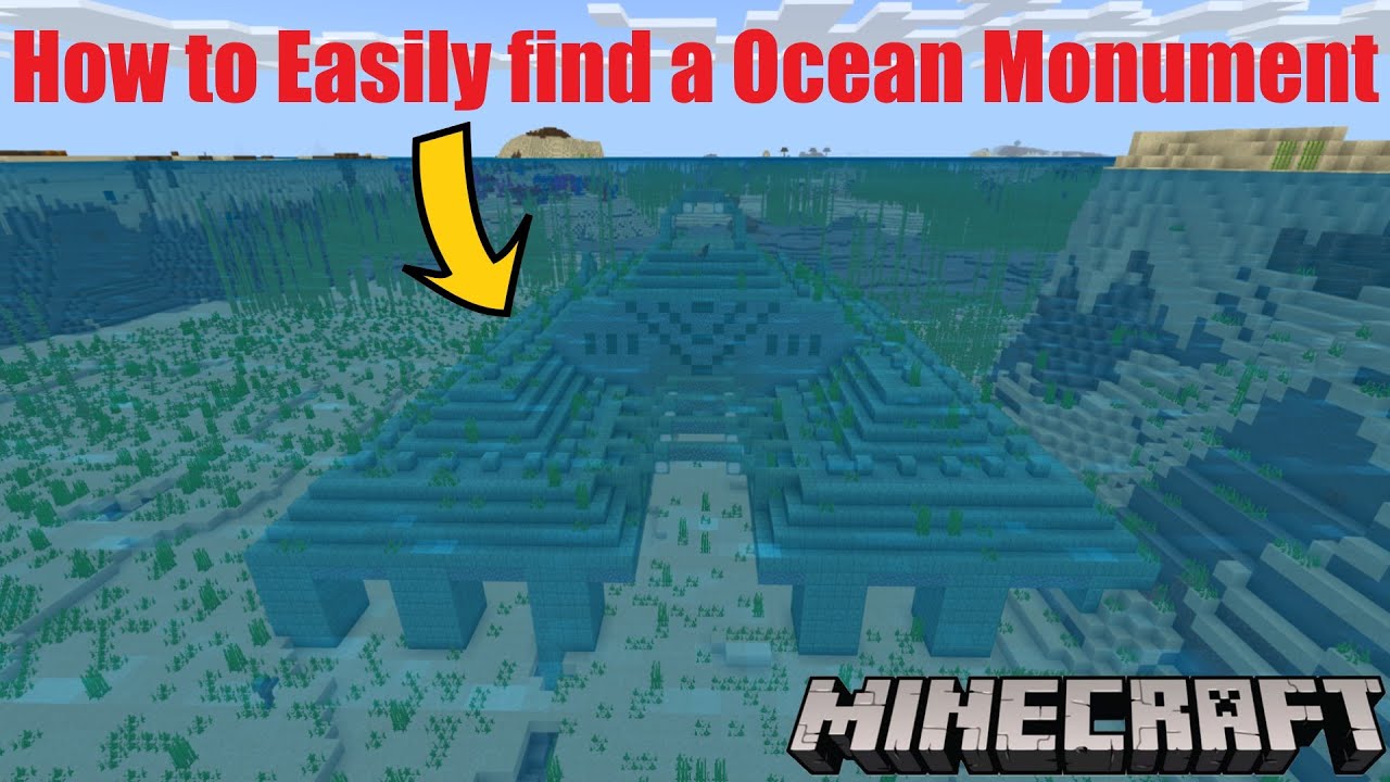 How to EASILY find a Ocean Monument in your World (12) Minecraft PC, Bedrock, PS12, Xbox, Switch How to EASILY find a Ocean Monument in your World (12) Minecraft PC, Bedrock, PS12, Xbox, Switch