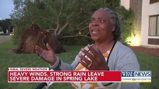 Heavy winds, strong rain leave severe damage in Spring Lake