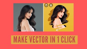 Make Vector in 1 Click | how to make vector image? | Vector art one click | vector art tutorial