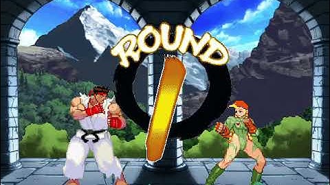 Super Street Fighter IV MUGEN Ryu Arcade run