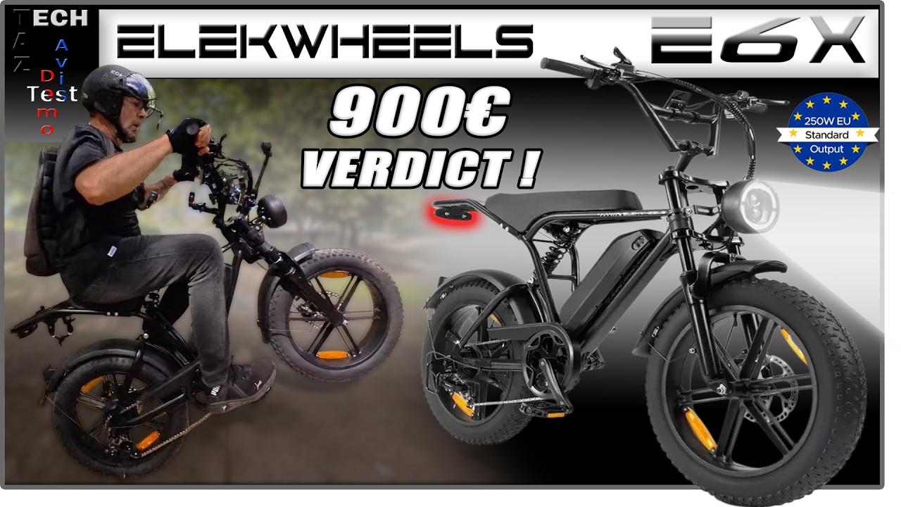 ELEKWHEELS E6X Mini Fatbike 20 pouces - Test & Avis - Top ou Flop ?
