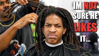 HAIRCUT TUTORIAL: *BIG CHOP* LOW DROP FADE | CURL SPONGE
