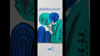 easy boho bookmark #mandala #bookmark #art #painting #shortsfeed #ytviral #trendingshorts #boho