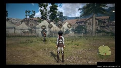 Attack On Titan 2 - Gameplay - Another Mode First Gameplay As Mikasa