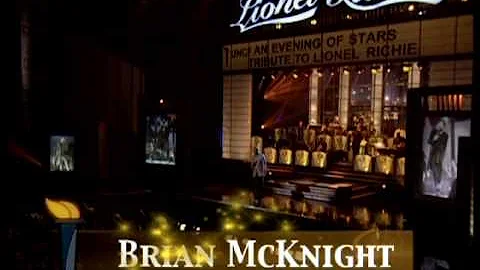 Brian McKnight Sings "Truly" - An Evening of Stars Tribute to Lionel Richie!