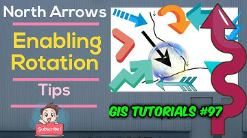 How to rotate Arrows and customs drawings Arcgis TUTORIAL