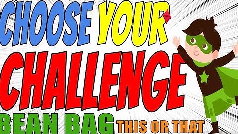 BEAN BAG Choose Your Challenge! PE Warm Up Activity