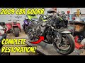 Restoring a WRECKED CBR 600RR (Complete Start to Finish)