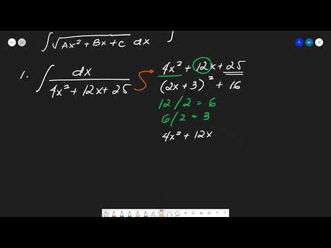 Integrands involving Quadratic