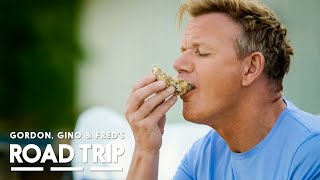 Gordon Ramsay Tastes The Best Oysters In The World | Gordon, Gino and Fred: Road Trip