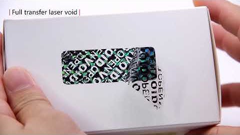 Tamper Evident Labels Void Stickers Personalized Sticker Labels
