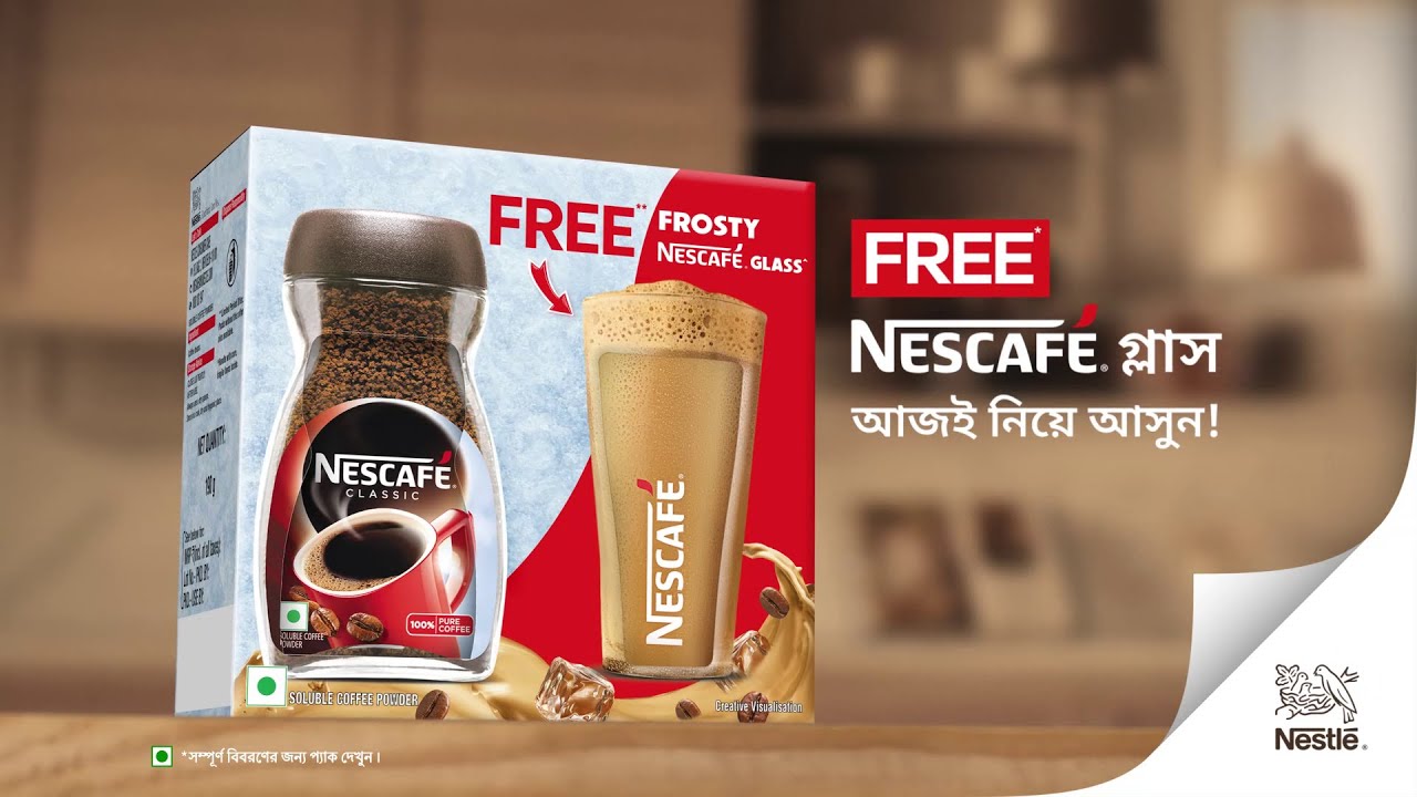 NESCAFÉ Classic Cold Coffee Grab your Frosty Glass Now! Bengali