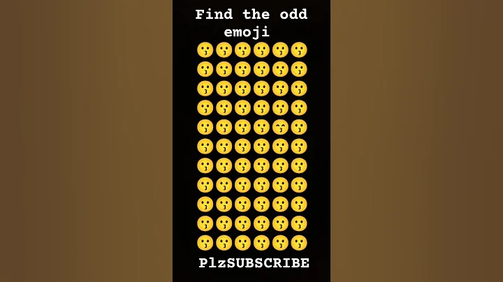 find the odd emoji challenge part 10 #find #hard #youtubeshorts #viral #trendingshorts