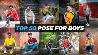 Top 50 Best pose for man || New Stylish Photo Poses for Men | Pose like Model PK Photography