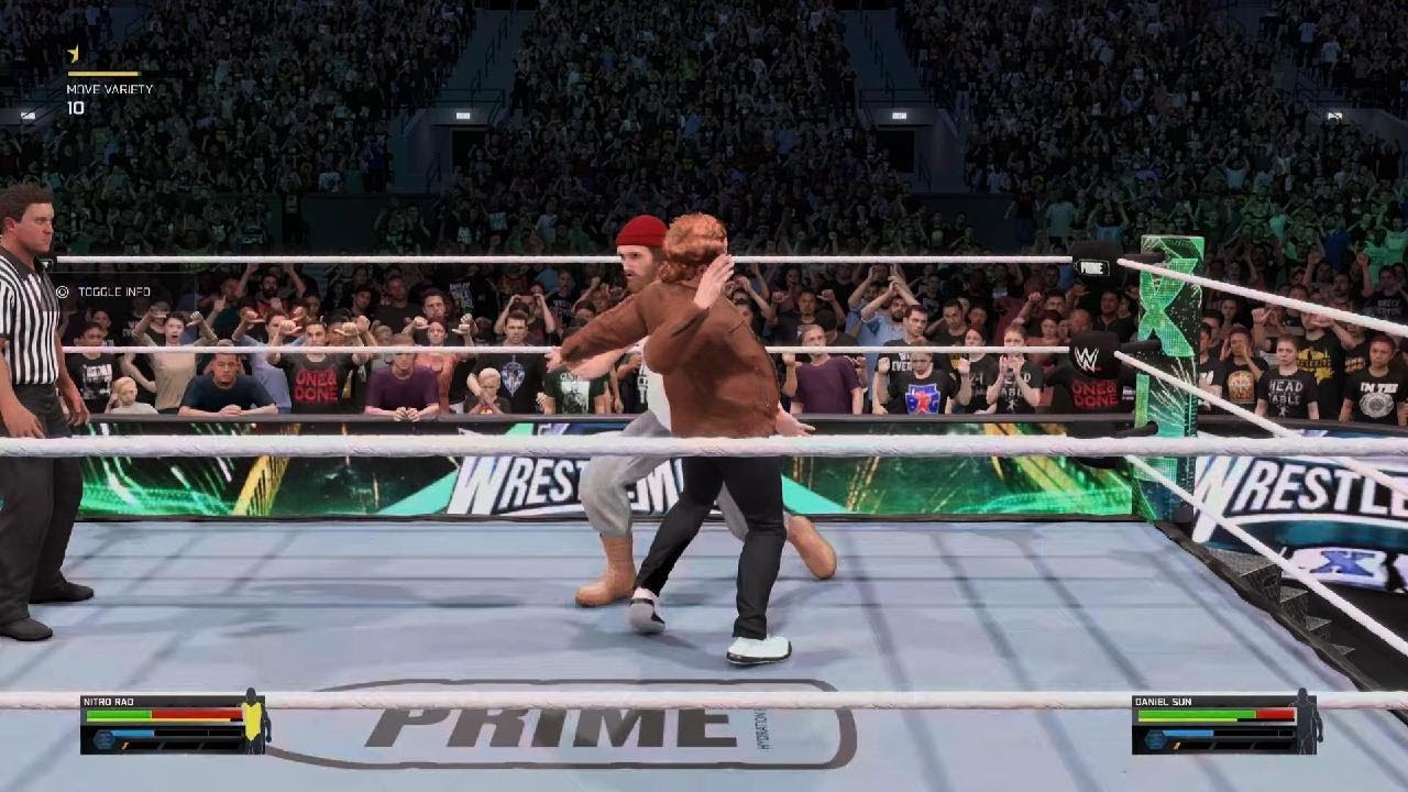 WWE 2K25 Cawmaina 7  Daniel Sun vs Nitro Rad