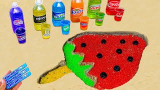 Satisfying Video l How To Make Ice Cream Strawberry with Orbeez, Mentos & Popular Sodas, Coca Cola