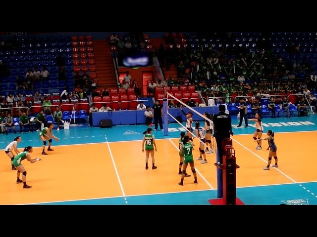 SET 1 | DLSZ vs NSNU Finals - Game 2 | UAAP Season 81 Girls Volleyball class=