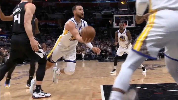 Stephen Curry somehow hits insane shot while falli...