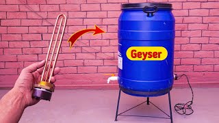 How to Make Electric Geyser From Plastic Drum. #diy by Desi Ideas & Creativity 8,304 views 5 months ago 3 minutes, 49 seconds