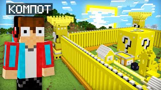 КТО ЖИВЁТ В ЭТОЙ ДЕРЕВНЕ ИЗ ЛАКИ БЛОКОВ В МАЙНКРАФТ | Компот Minecraft