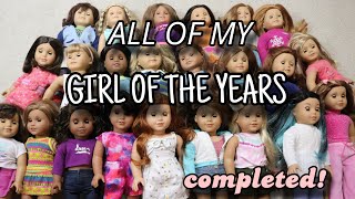 Complete American Girl Doll of the Year Collection!