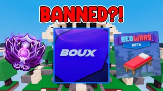 This YouTuber Got "BANNED" Forever! (Roblox Bedwars)..