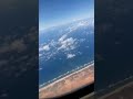 Beautiful Somalia coastline aboard African Express Airways from Mogadishu to Nairobi 7-9-2018