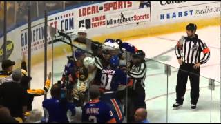 Kevan Miller hit on Brock Nelson October 3 2014