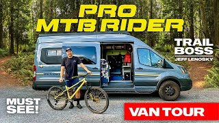 This Van is a Cyclist’s Dream | Ford Transit AWD Sender Campervan  Jeff Lenosky