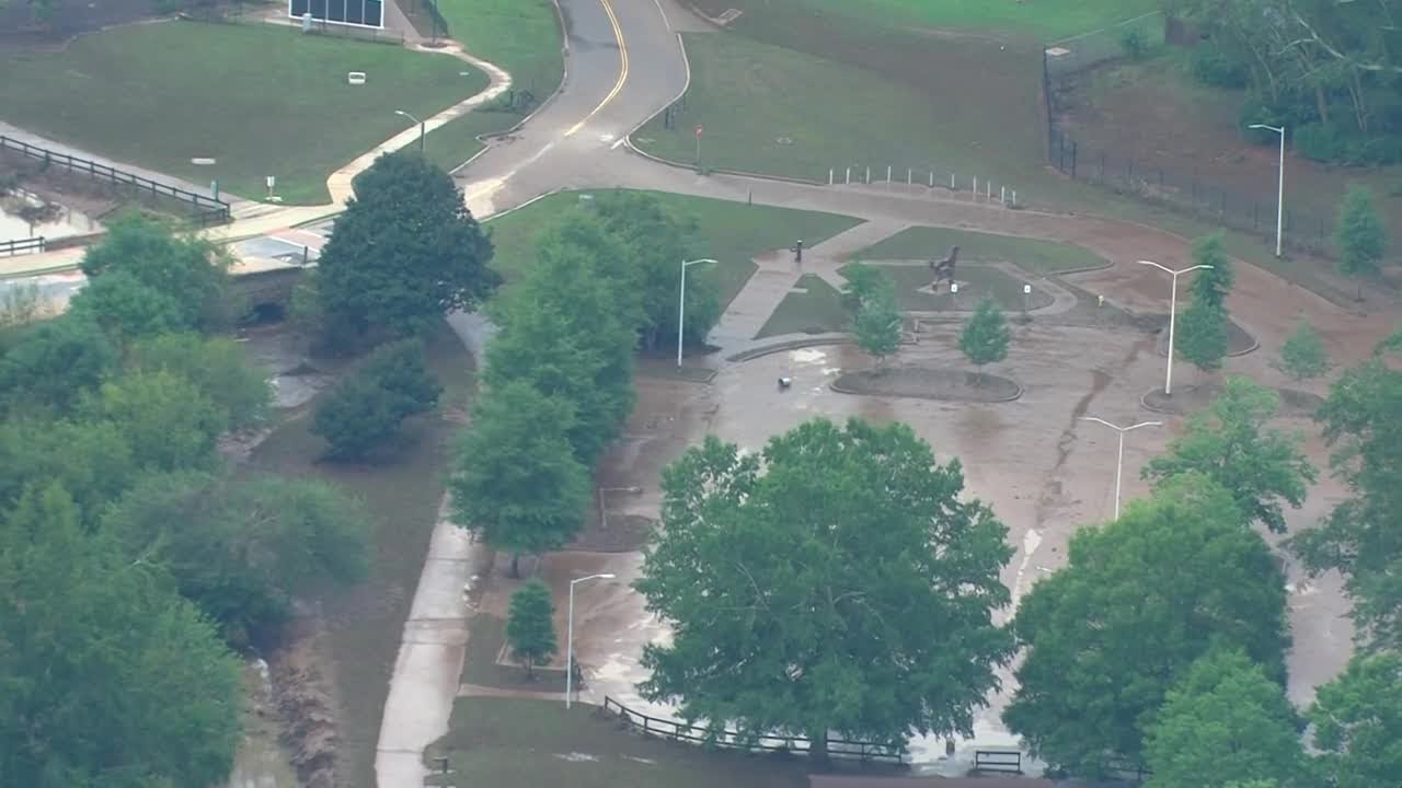 Sky 4 covers the damage in Greenville County from Helene - YouTube