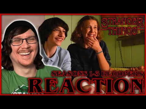 STRANGER THINGS Seasons 1-3 Bloopers REACTION!