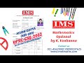 UPSC- CSE-2022 AYUSH GUPTA AIR-180 with Mathematics Optional by IMS